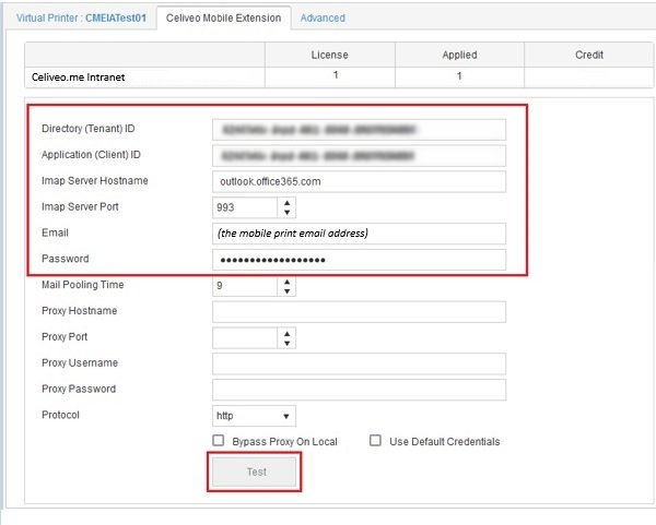 Celiveo.me Intranet mobile print for Microsoft 365 - WebAdmin Step 10b Celiveo.me Intranet mobile print for Microsoft 365 - WebAdmin Step 10b