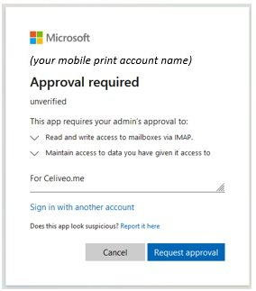 Celiveo.me Intranet mobile print for Microsoft 365 - WebAdmin Step 12d Celiveo.me Intranet mobile print for Microsoft 365 - WebAdmin Step 12d