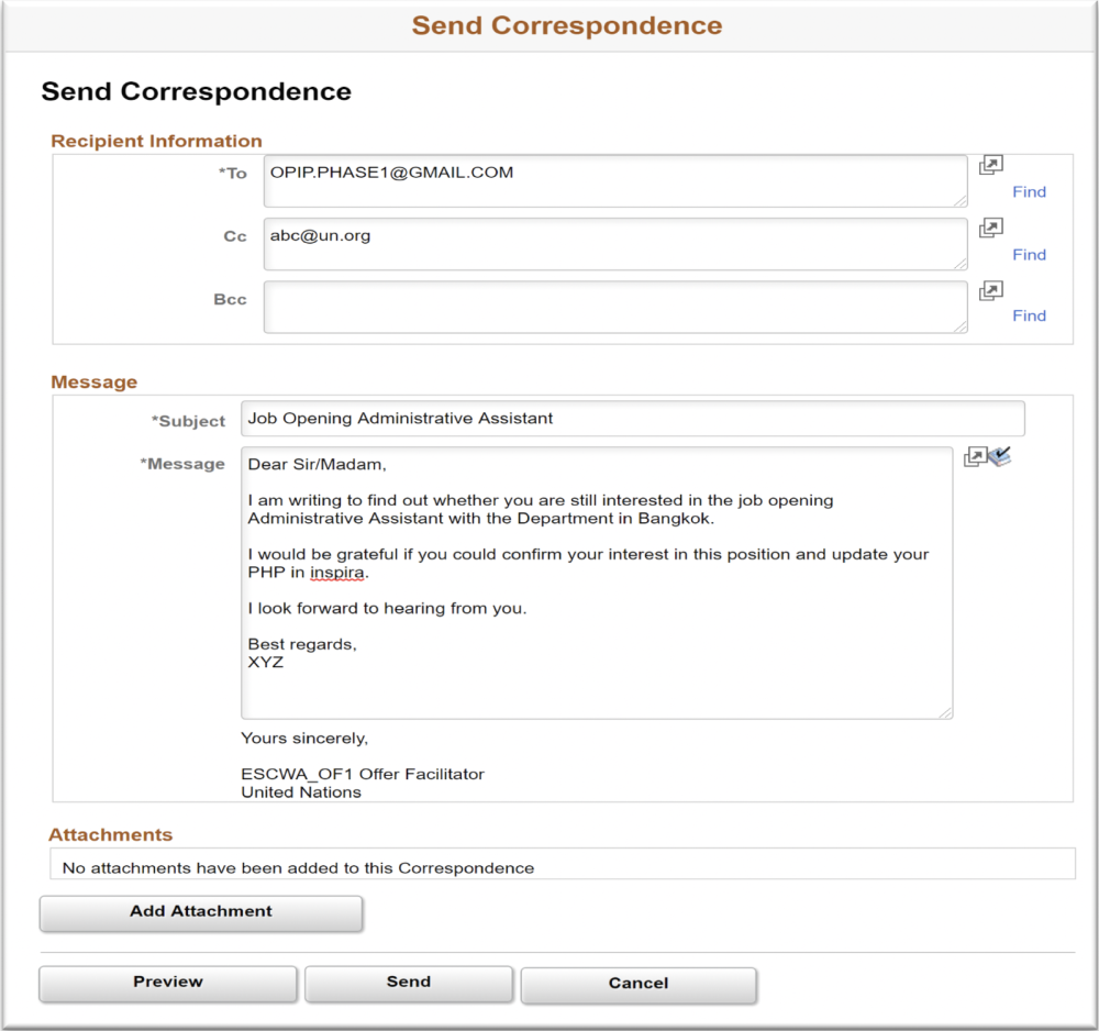 Email Correspondence Onboarding and Staff Movements Manual 1