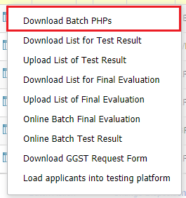 Tip 7.10: Download all PHPs (Legacy inspira Tool) - Staff Selection ...