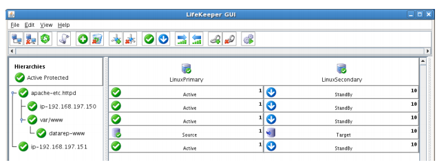 Configure the Cluster – Apache - LifeKeeper for Linux LIVE - 9.6.0