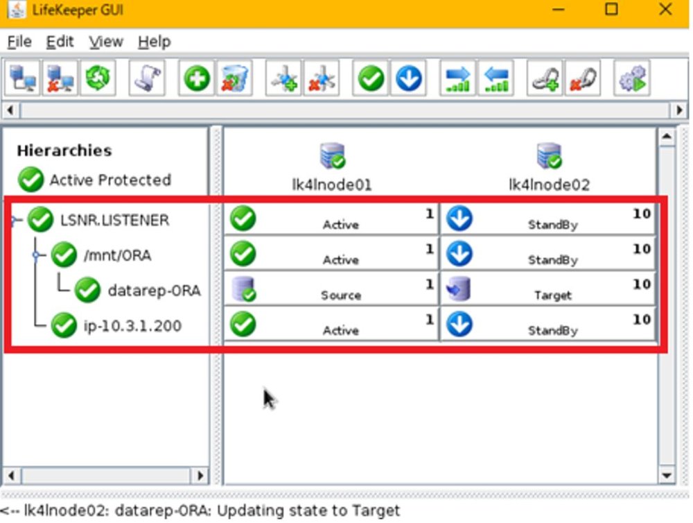 Creating an Oracle Database Listener Resource Hierarchy - LifeKeeper ...