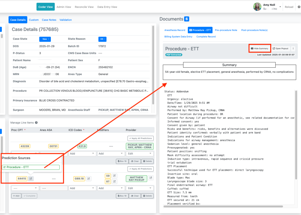 AutoCoding Predictions - Hank.ai Claim Maker - 2.0.10
