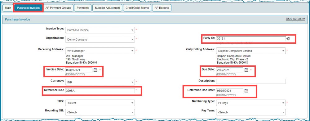 Invoice Header Crest Erp User Manual