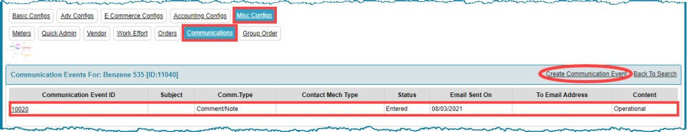 Communications - Crest ERP User Manual - 1.0