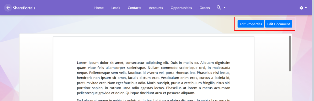 Viewing and Editing Document Properties (Metadata) - SharePortals - 1