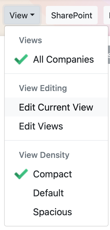 Modify Views - SharePortals - 1