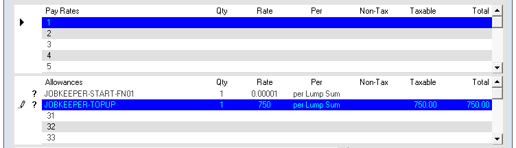 Process A Weekly Pay Run With The Jobkeeper Start Fnxx