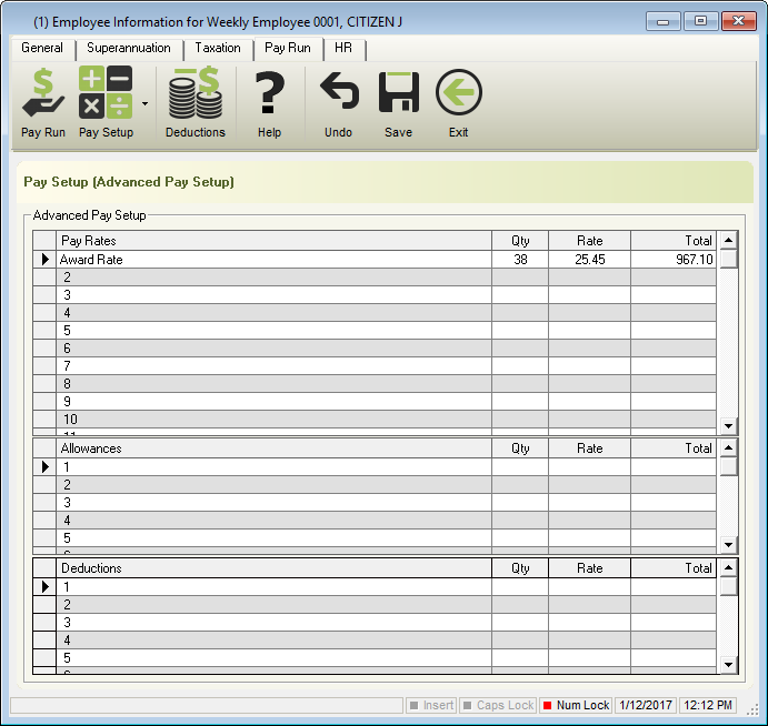 Pay Setup ePayDay Legacy Payroll User Guide 1