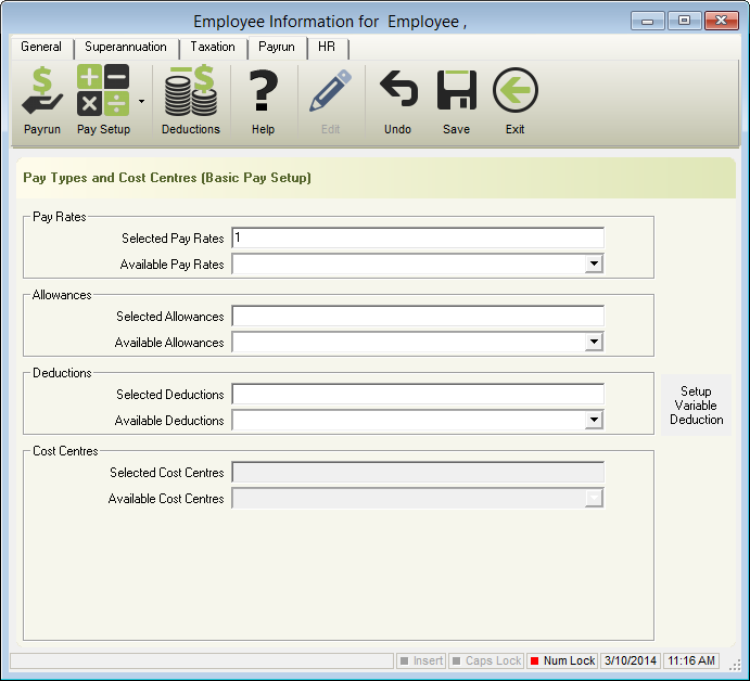 e-PayDay® Basic Pay Setup e-PayDay® Basic Pay Setup