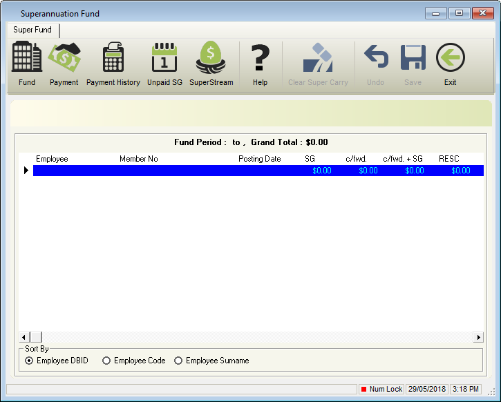 Unpaid SG - e-PayDay® Legacy Payroll Software Manual - 1