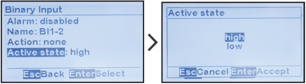 Software Configuration for Binary Inputs - ATevo O&SI - 3PH Input (16 ...
