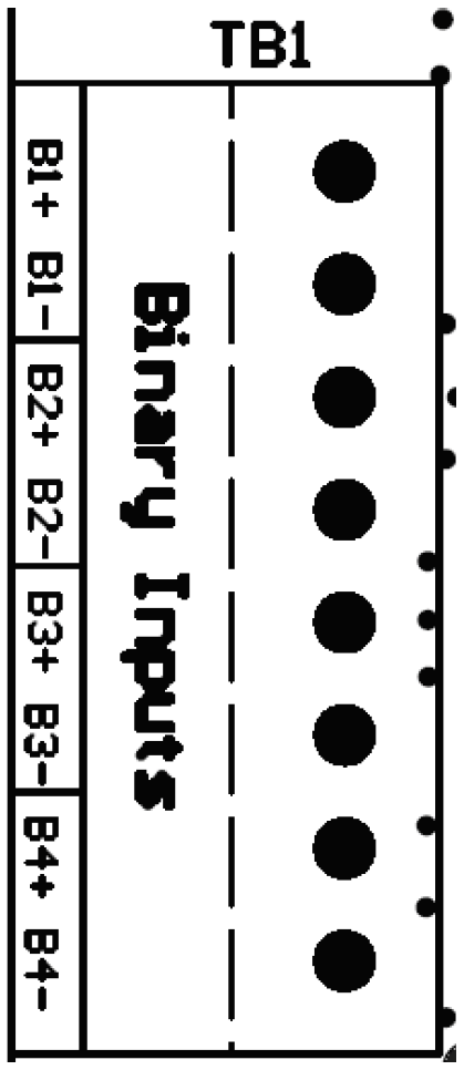 Wiring Binary Input Connections - ATevo O&SI - 3PH Input (16-1000 Adc) - 1