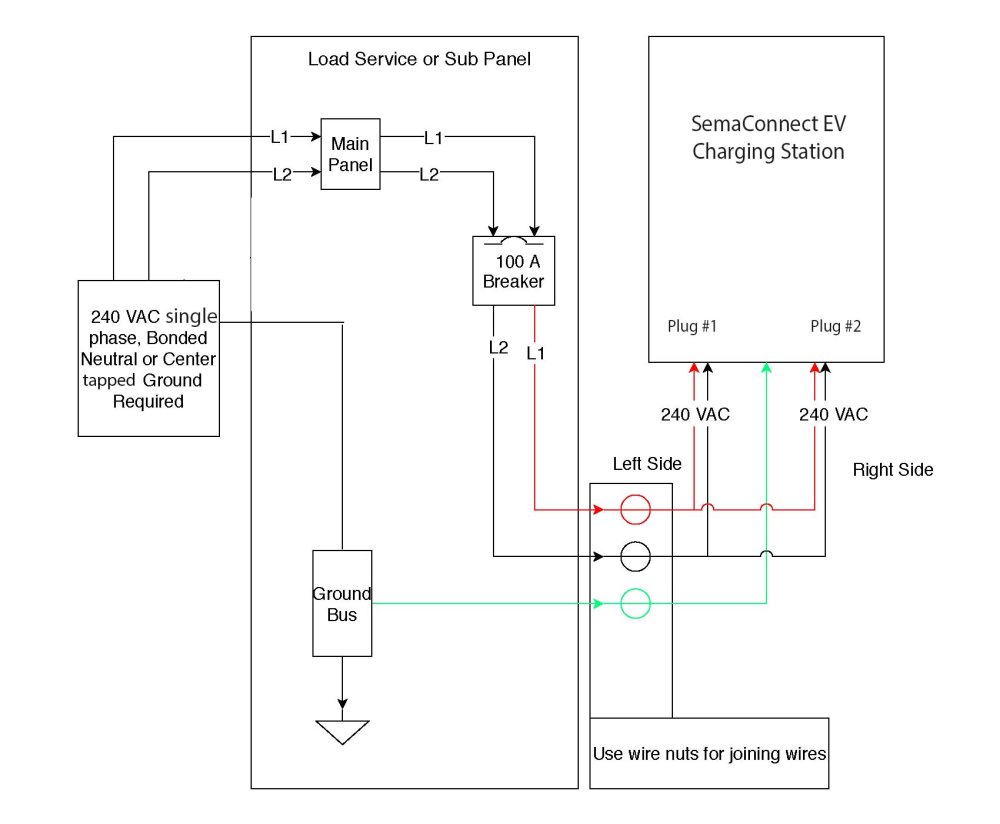 Wiring to Shared Power - Series 748 / 780 EV Charging Station - 48A ...