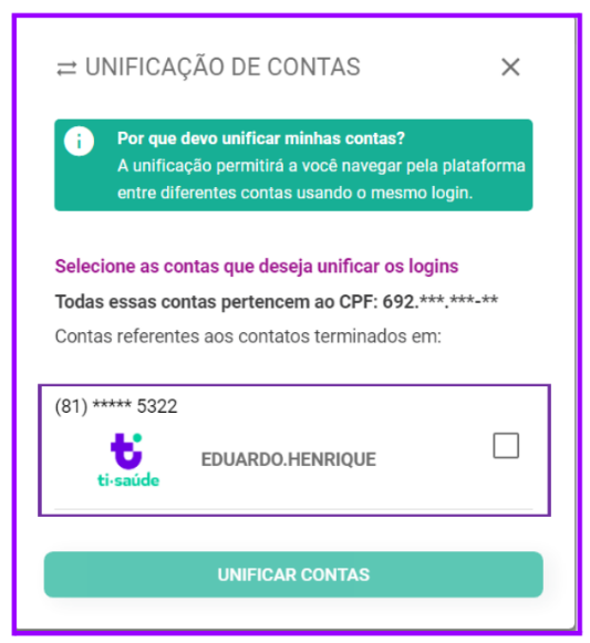 COMO UNIFICAR AS CONTAS E DÚVIDAS FREQUENTES! TUDO SOBRE A