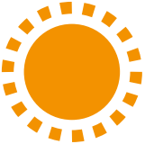 Imagen representativa de un led en naranja parpadeante.