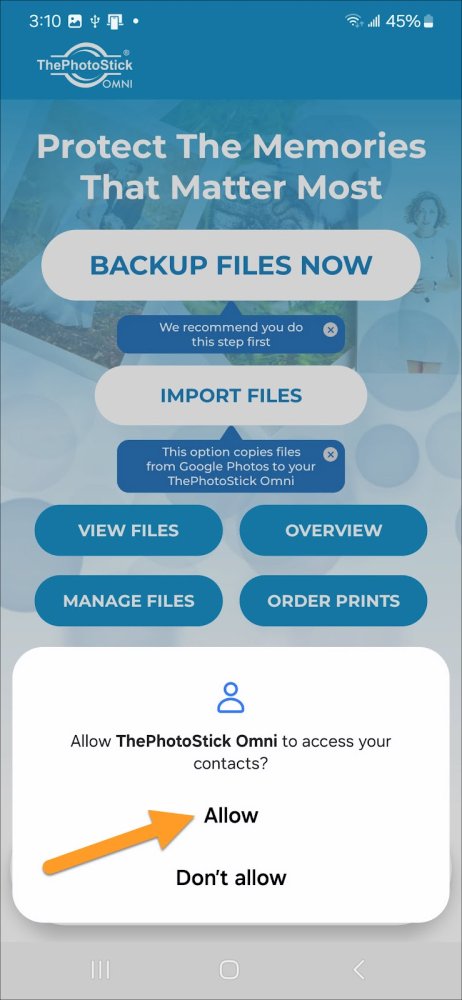 Allow Contacts Allow Contacts