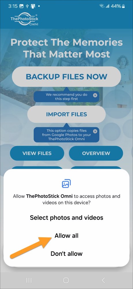 Allow photos Allow photos