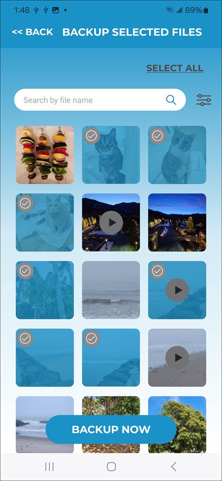 Android Select Files Android Select Files