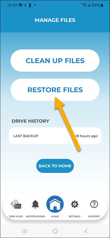 Restore Files Android Restore Files Android