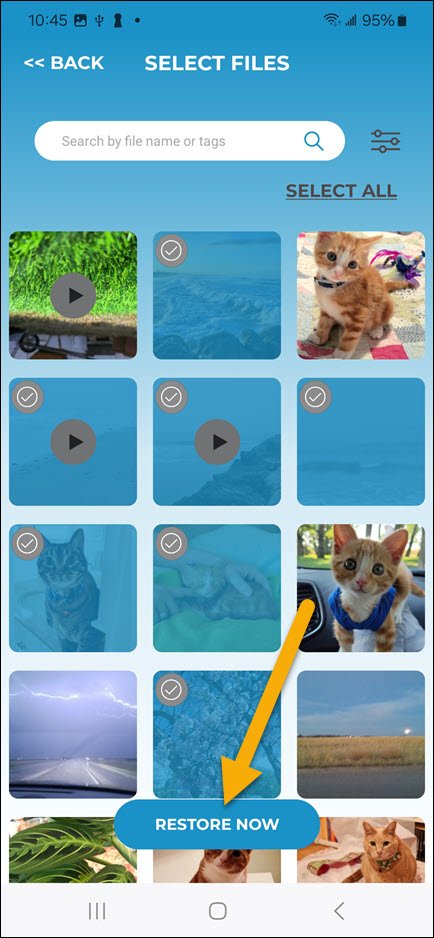 Restore Now Android Restore Now Android