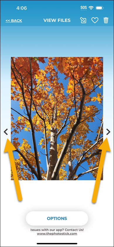 Scrolling through images Scrolling through images