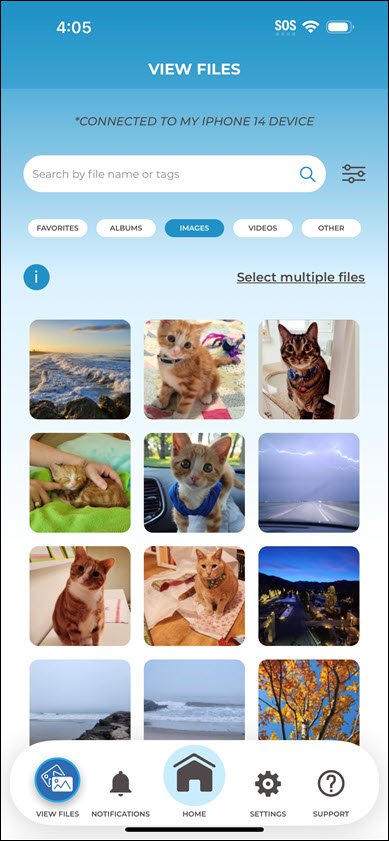 View Files Full Screen iOS View Files Full Screen iOS
