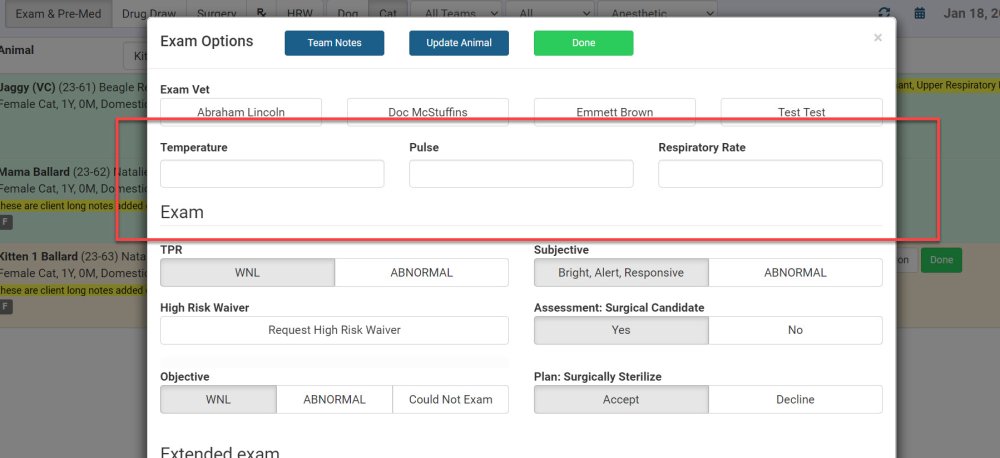 TPRs with Patient Flow - Clinic HQ High Volume Vaccine Clinics - 1