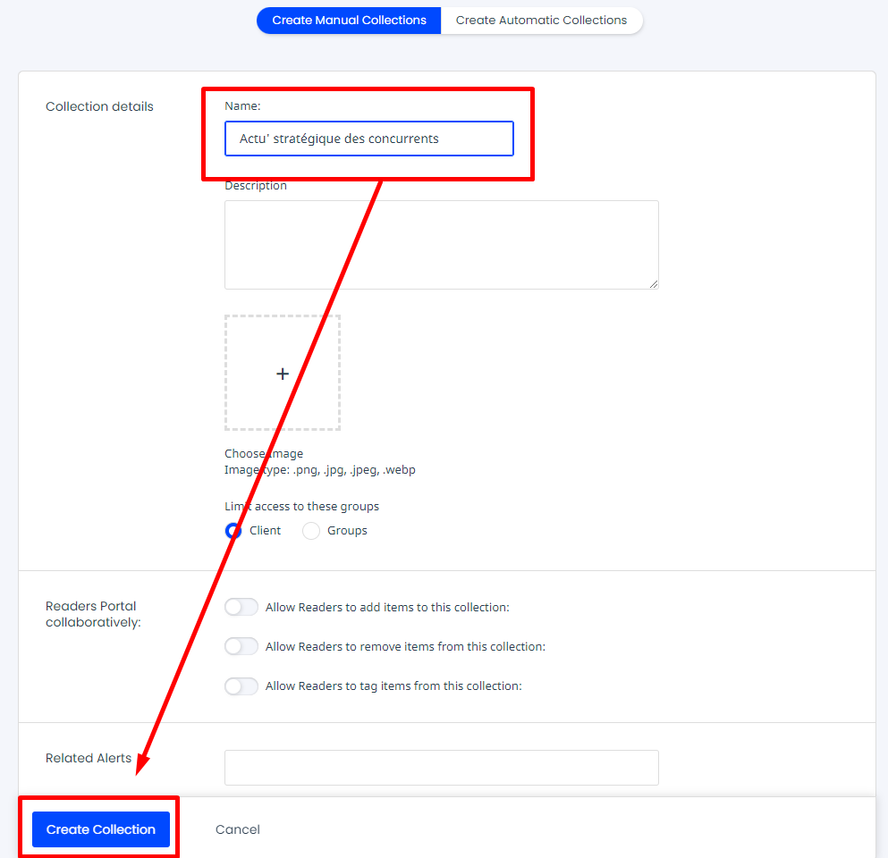 Create collections - Training journey EN - 1