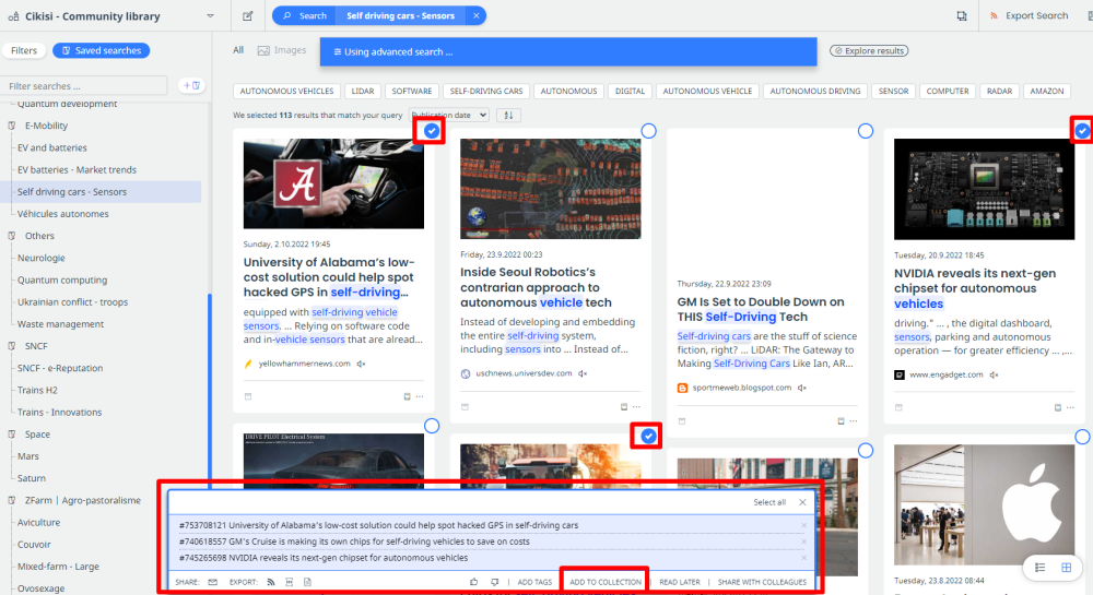 Add articles to your collections - Training journey EN - 1