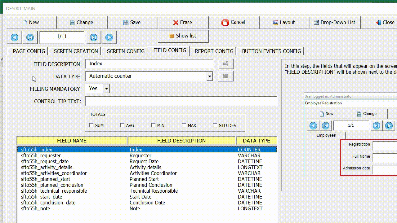 Adding a dropdown list to the UI