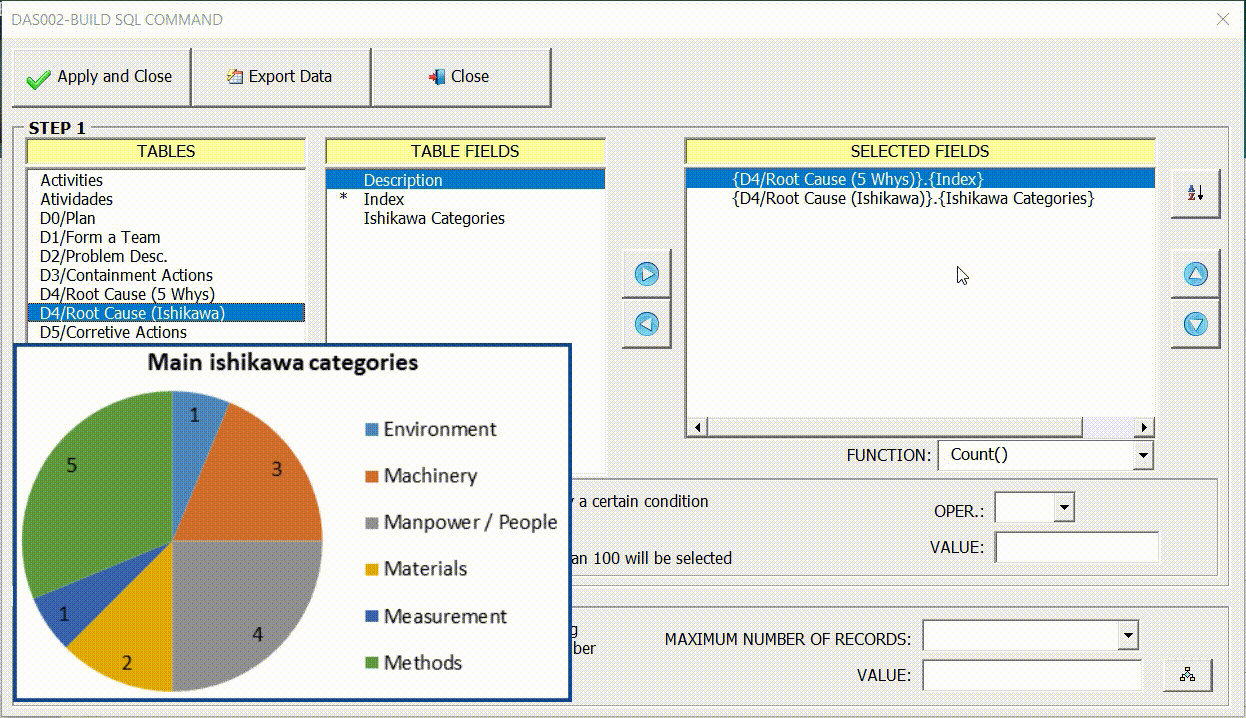 Restricting the maximum number of records