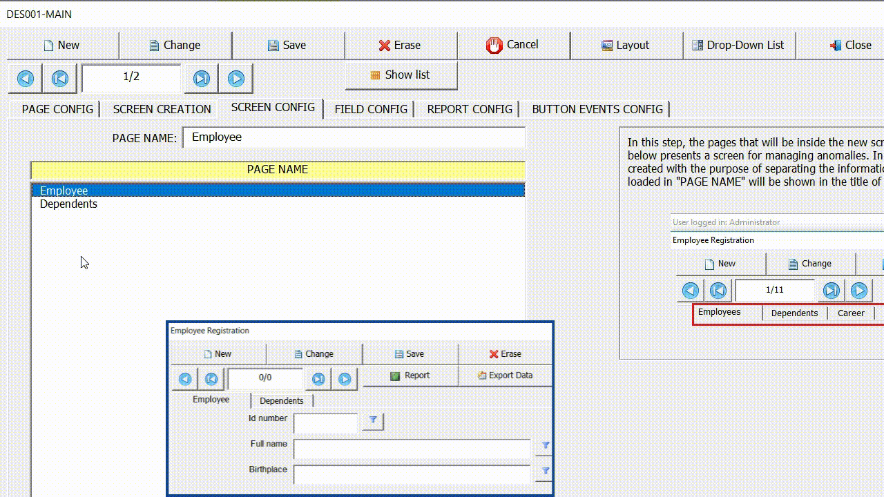 Example of adding fields in UIs