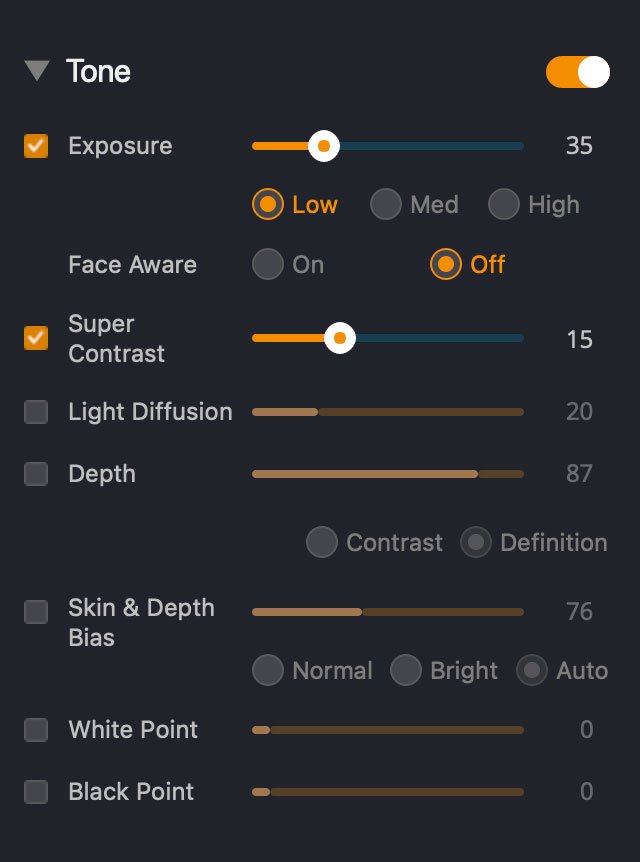 Tone tools - Radiant Photo - 1