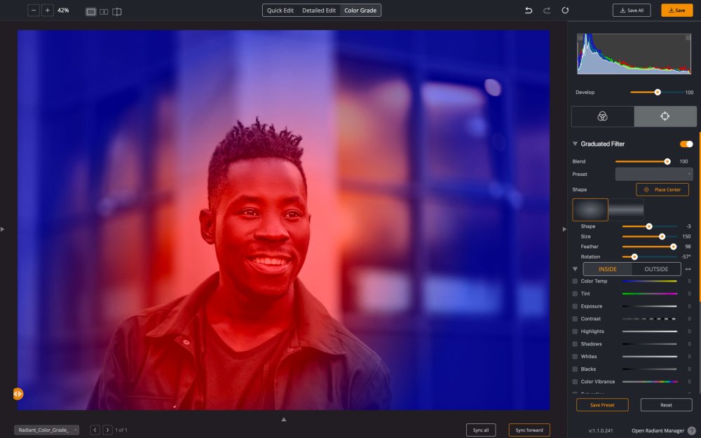Graduated Filter Radiant Photo 1