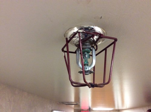 Rust on Sprinkler Head