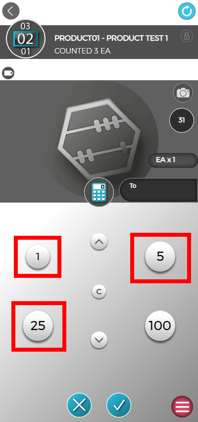 Count with barcodes - Swiftcount manual - 7
