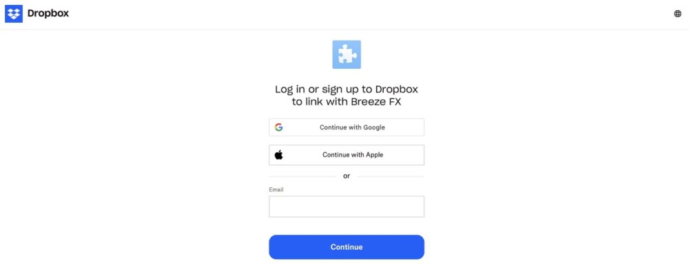 Send to Dropbox - Breeze FX - 1