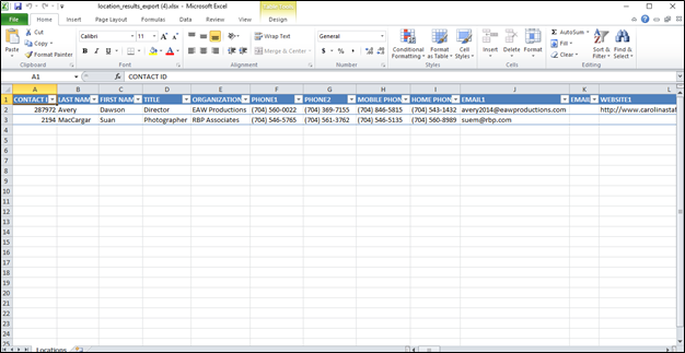 Exporting Contact Data - - 10