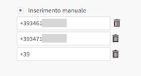 invio sms a numeri