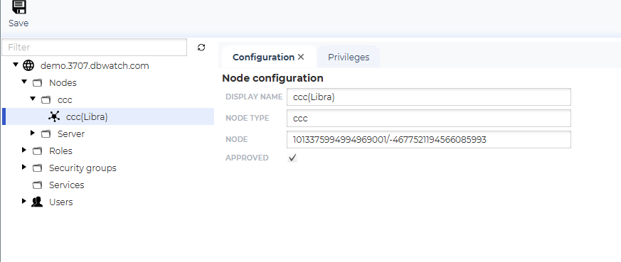 Setting up a CCC node - Control Center - 1.0