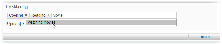 User Profile: Hobbies