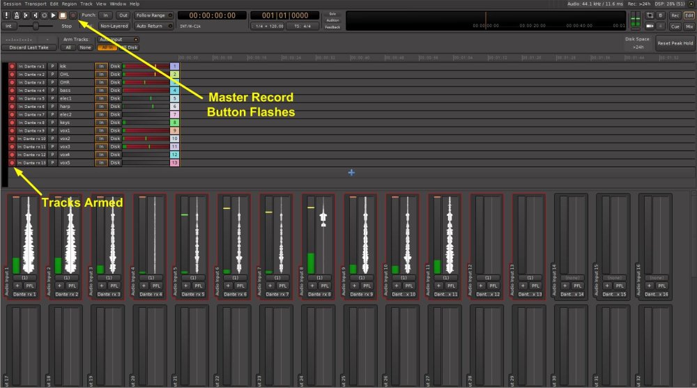 Record Button Play Record Window - Mixbus - 10