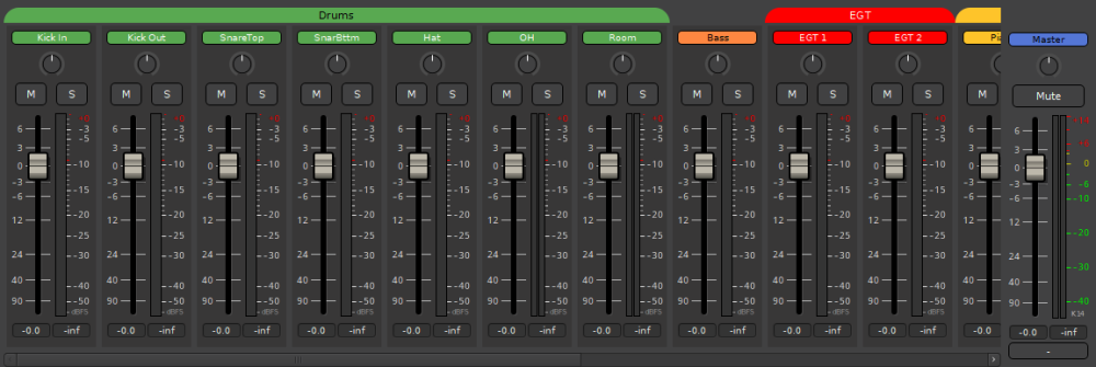 Mixer Window - LiveTrax - 1