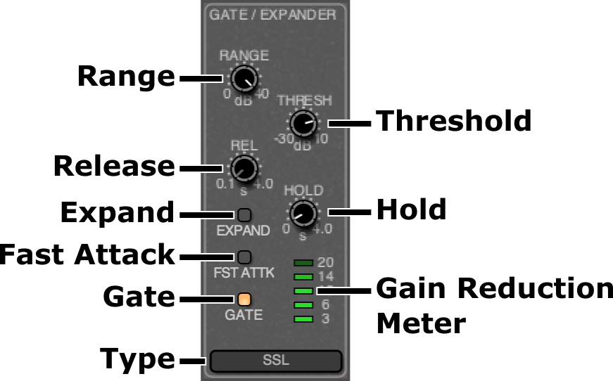 Gate/Expander Section - Mixbus - 11