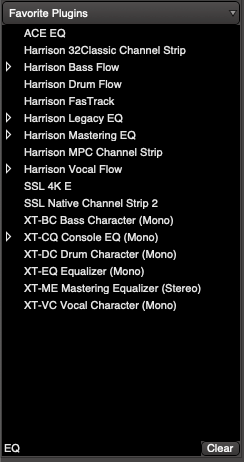 Plug-in Tags - Mixbus - 10