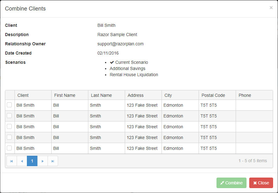 Scenarios - RazorPlan User Guide - 1