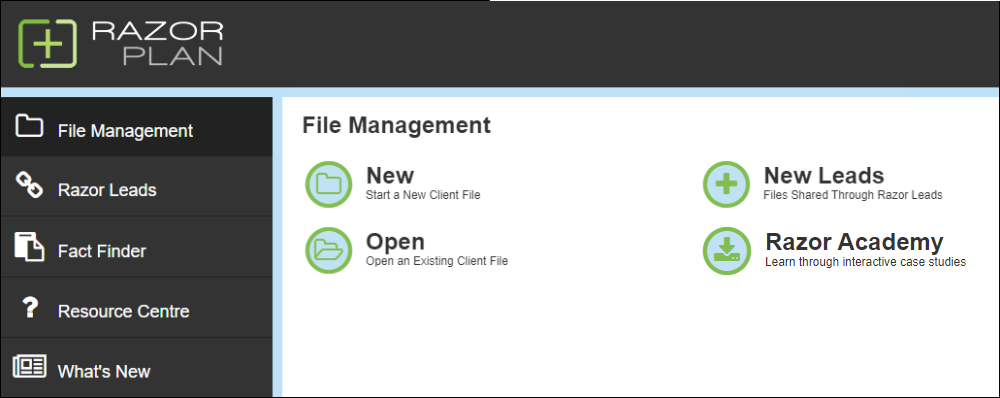 File Management - RazorPlan User Guide - 1