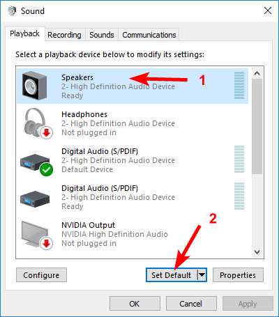 windows audio service not enabled windows 10