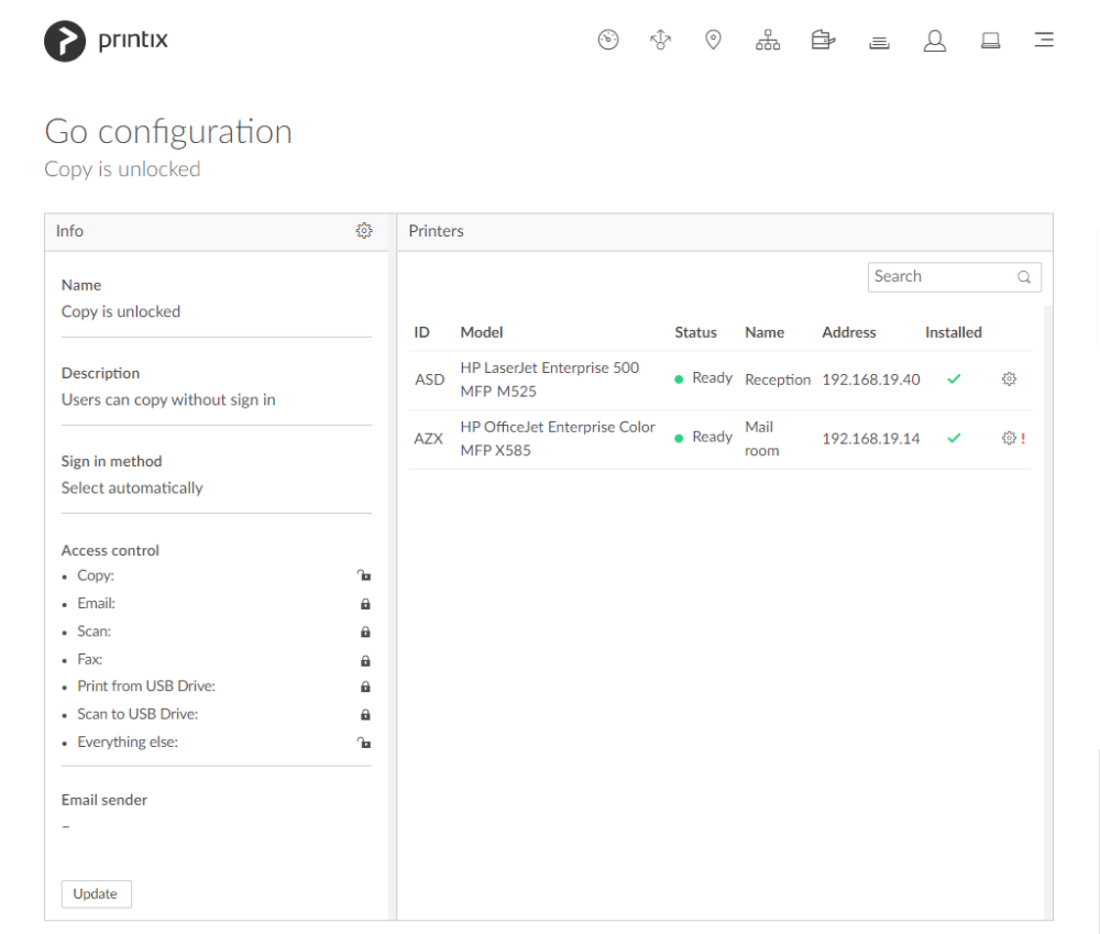 How To Update Printix Go - Printix Administrator Manual - 1